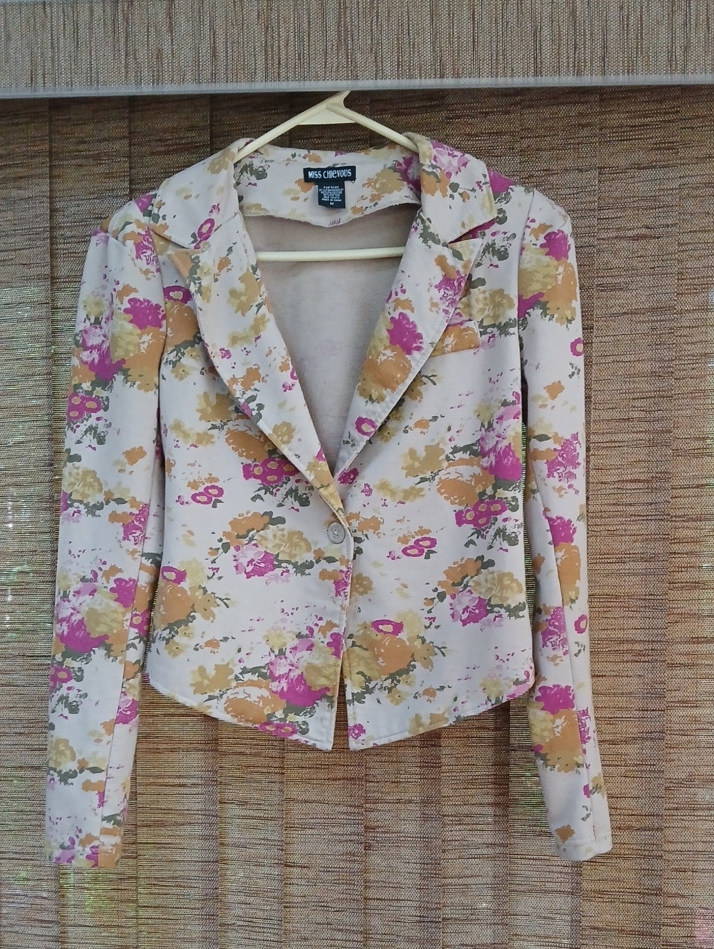 Y2K Miss Chievous Floral Knit Fairycore Style Top Size M